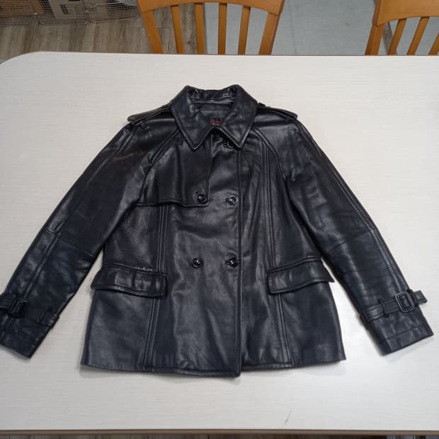 M90 Zishen Kor 여성용 양가죽 자켓 블랙 M-14