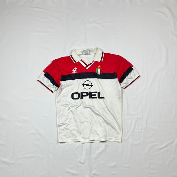 90‘s 로또 lotto ac밀란 94-95 어웨이 풋볼저지