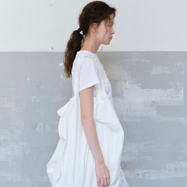 (1회착용, 택O) 리포스 folded cotton bag 코튼백 가방