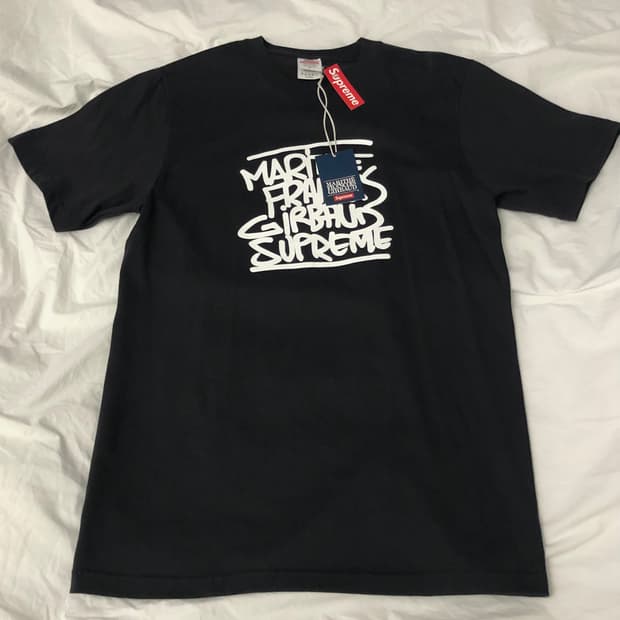 [새상품] 슈프림x마리떼 프랑소와 저버 티셔츠 (s size)