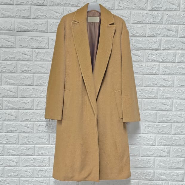 택포) 한섬 마인 MINE 여성 캐멜 코트M 