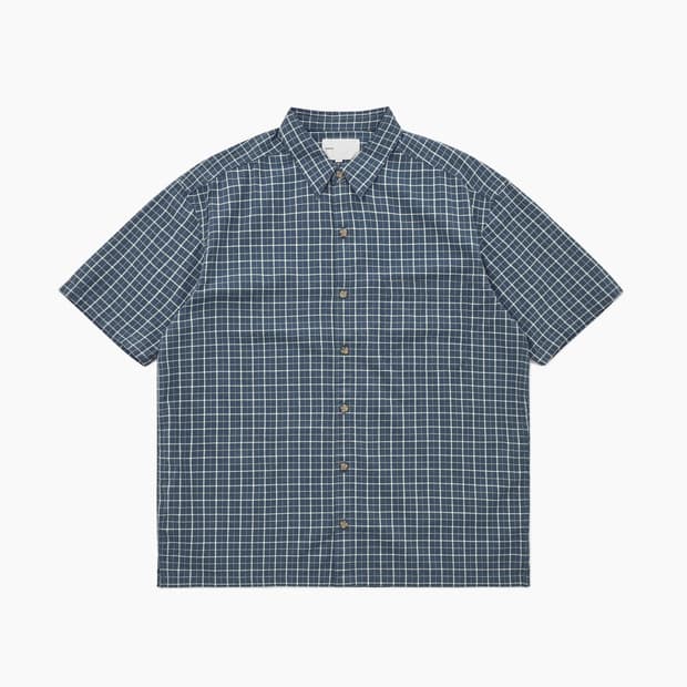Adsum Breezer Shirt Blue Check