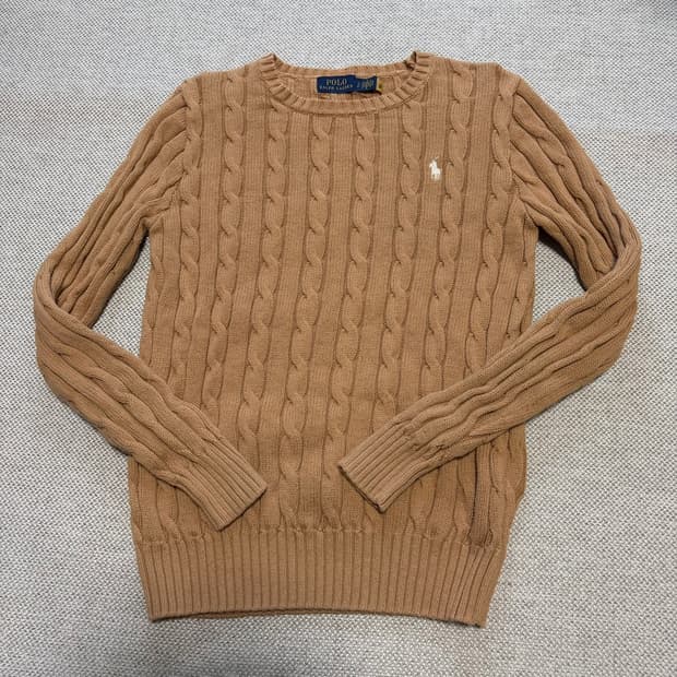 폴로 랄프로렌 라운드 케이블 니트