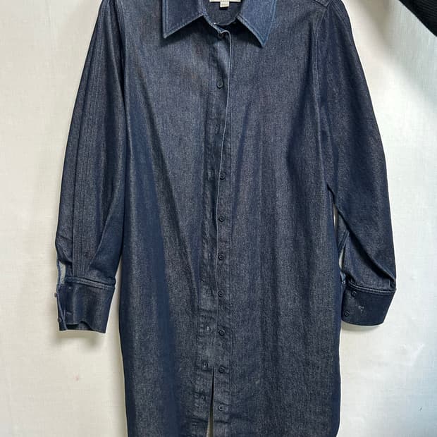 코스 COS 데님 셔츠 원피스 EUR 34 (국내 44-55 추천)