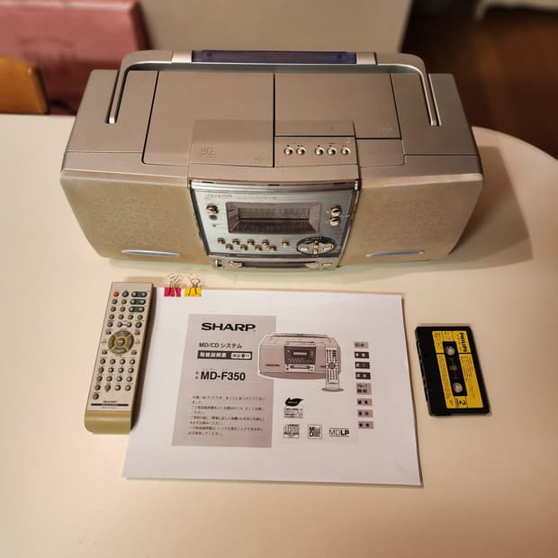 일본 SHARP MD STUDIO MD-F350 거의 새제품 