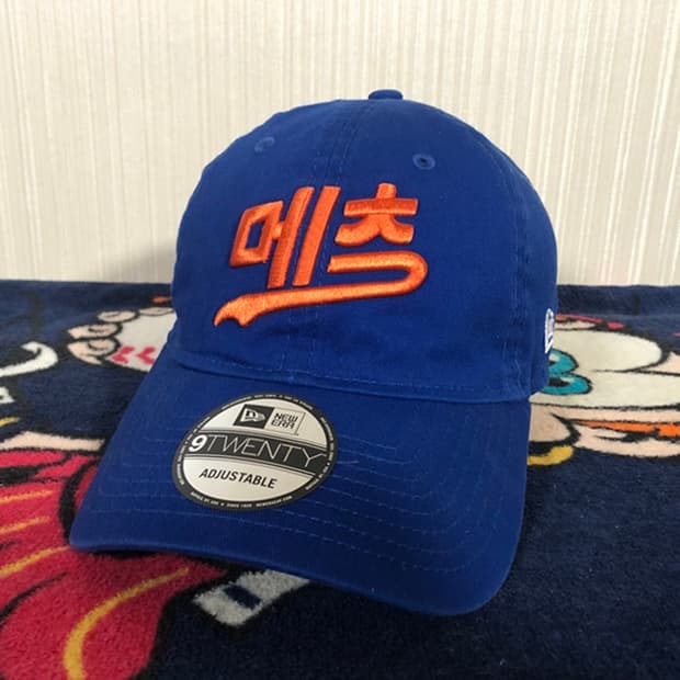 MLB 뉴에라 뉴욕메츠 볼캡/한글로고모자