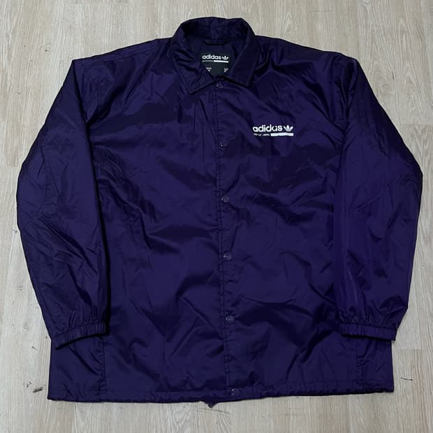 아디다스 남성 빅로고 바람막이 코치자켓 XXL/110 