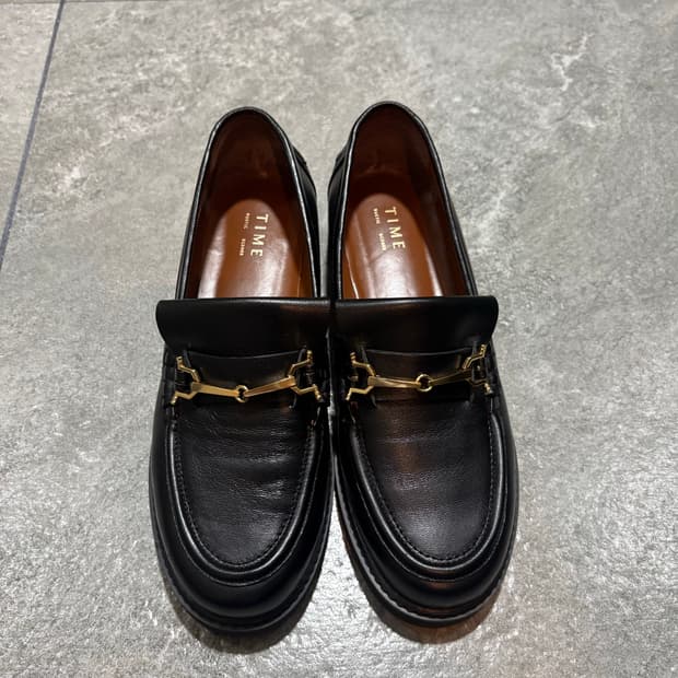 TIME 블랙 로퍼 240