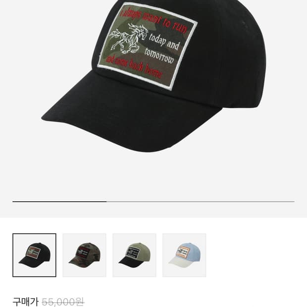 바우프 홀스 패치 볼캡 구해요