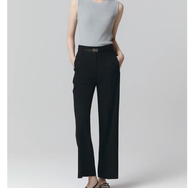 잇미샤 블랙 슬랙스 55