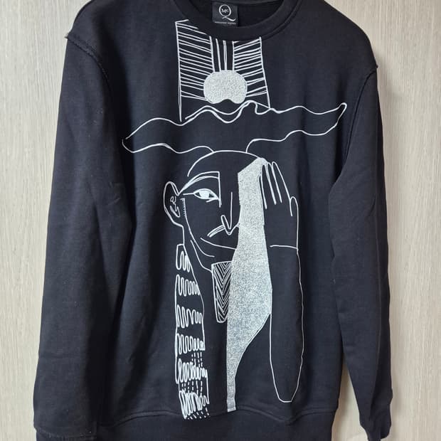 (정품) MCQ 알렉산더맥퀸  프린트 스웨트셔츠 맨투맨 S 95