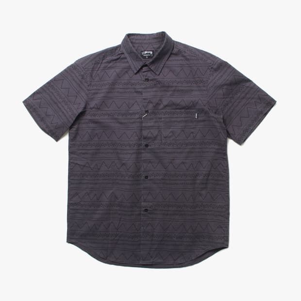 STUSSY "Pattern Half Shirts"