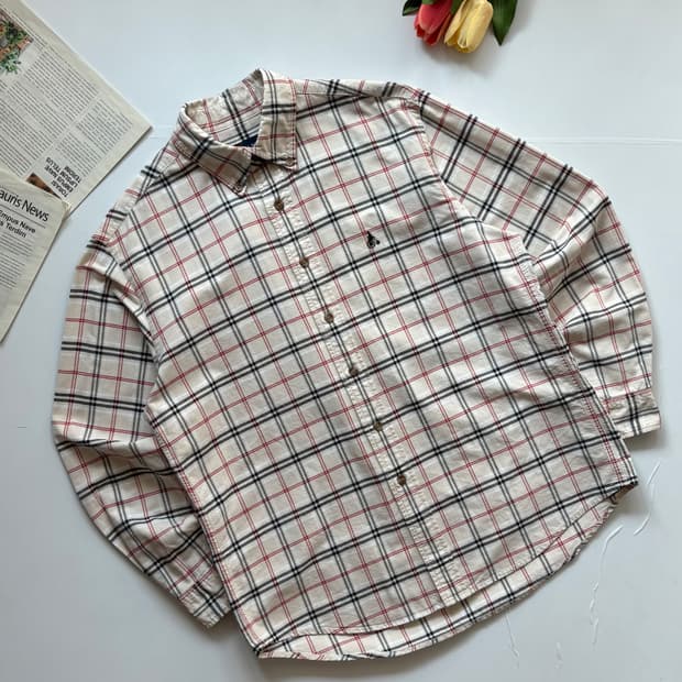 빈폴 체크 셔츠