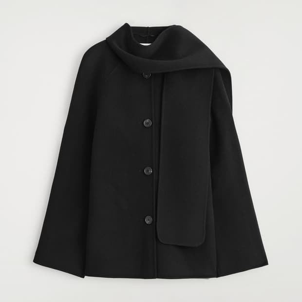 COS 더블페이스 울 스카프 재킷