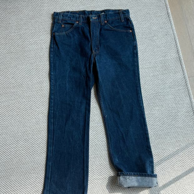 빈티지 리바이스 오렌지탭 517 진청