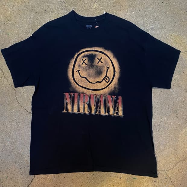미국 빈티지 Nirvana 너바나 반팔티
