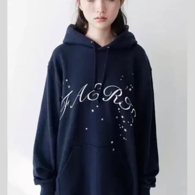 샵페어리 다이스 후드티 네이비