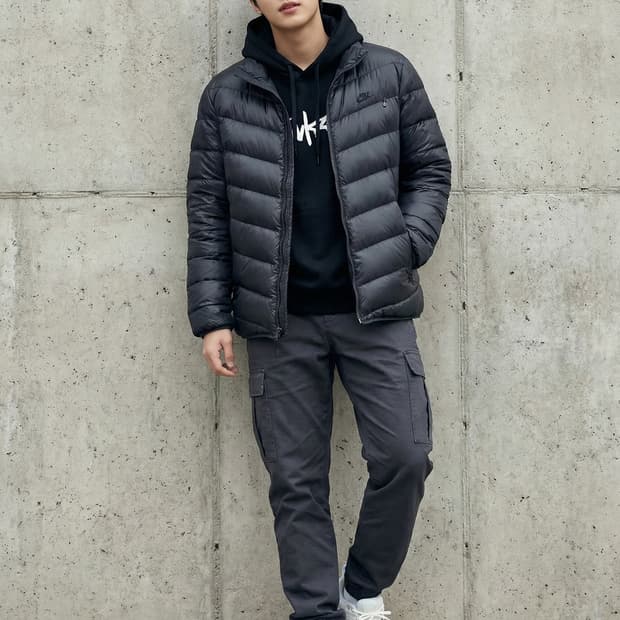 나이키 구스다운 경량패딩_L