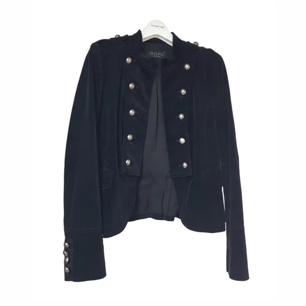 GGPX 나폴레옹 벨벳자켓 블랙 55