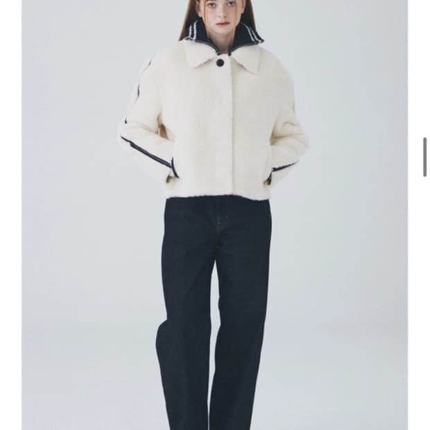 MAJO FACTORY Vegan Leather Line Fur Jack