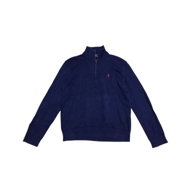 Polo Ralph Lauren 폴로 랄프로렌 네이비 반집업 니트