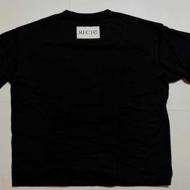 RECTO) 렉토 로고 코튼 반팔티 L