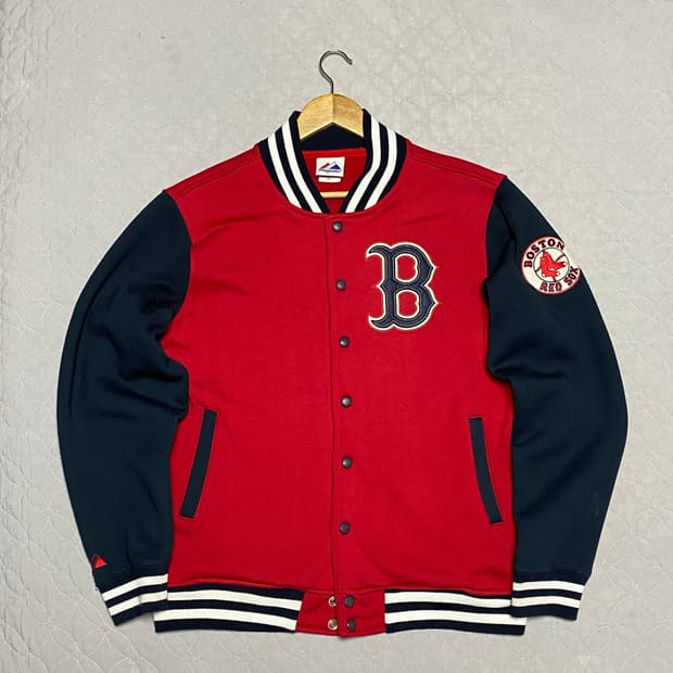 마제스틱 보스턴 레드삭스 바시티 자켓