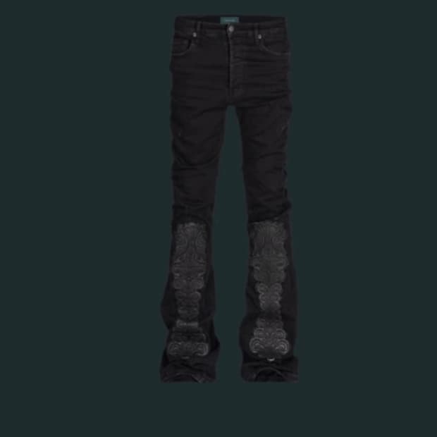 언더마이카 노블 레더패치 플레어진