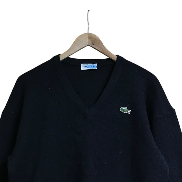 라코스테 브이넥 니트