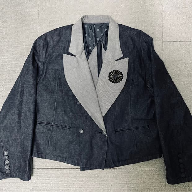 Kapital 댄스홀 턱시도 자켓 데님