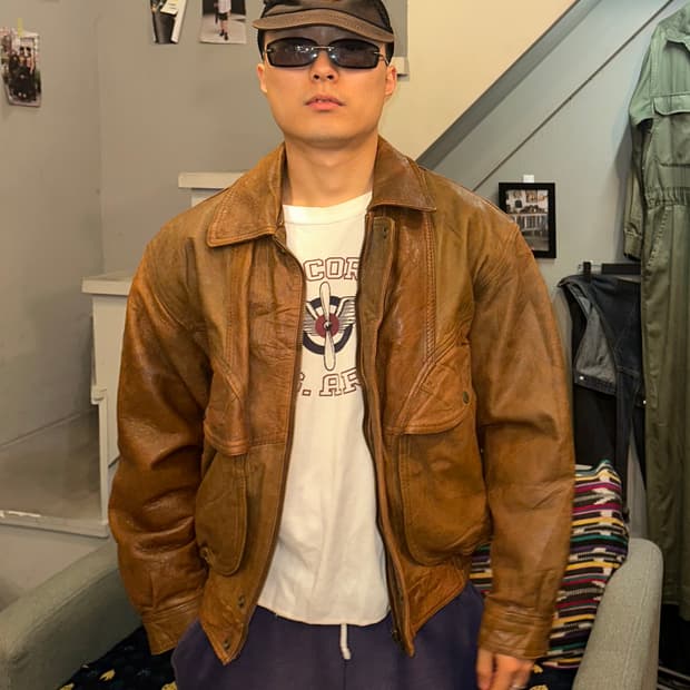 90’s D’ Homme A homme shell-leather JK