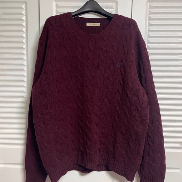 빈폴 케이블 니트 110