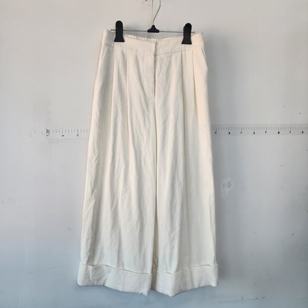 마쥬 아이보리 와이드 팬츠