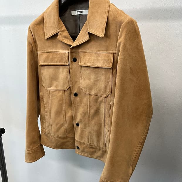 슬림95) 시스템옴므 스웨이드 트러커