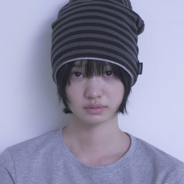 새상품) CERRIC 세릭 리버시블 비니 차콜