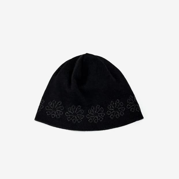 9999아카이브 비니 Linking Flower Jacquard Bean