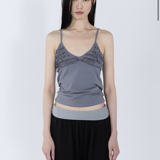 Frill Bustier Sleeveless