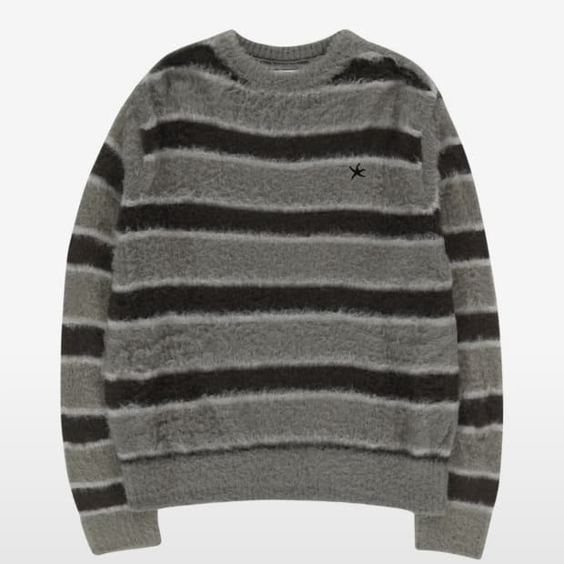 TCM starfish mini logo mohair knit 