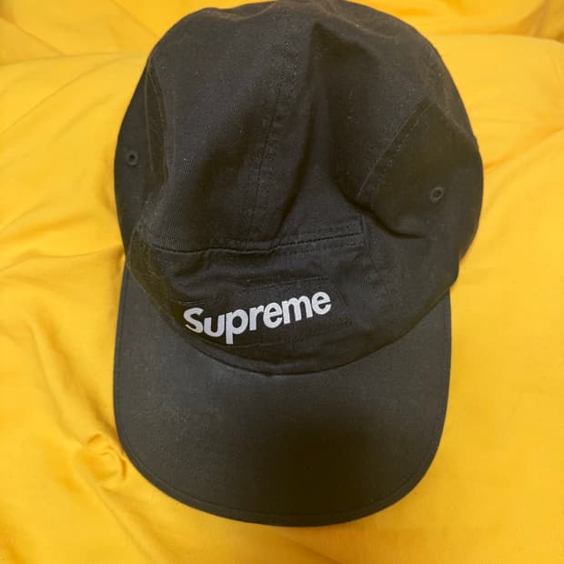 슈프림 캠프 "24SS 블랙" 캡 모자
