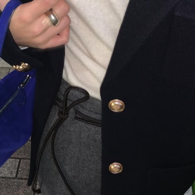 게드 베이직 아이보리 니트 