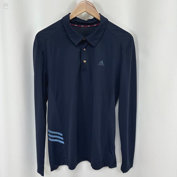 아디다스 남자 스판짱 긴팔티 네이비 XL 105