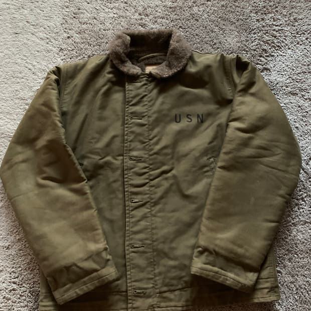 50s us navy n-1 deck jacket 42 덱자켓