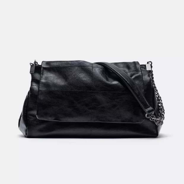 zara 자라 락 플랩 숄더백