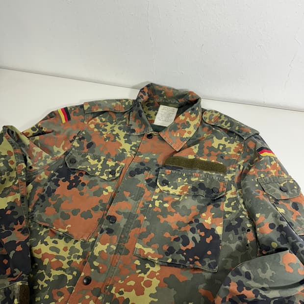 100 독일군 플렉탄 밀리터리 야상 셔츠