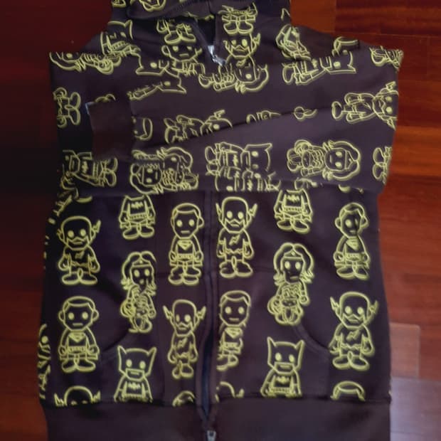 <정품>베이프 x dc comics x nigo 콜라보 후드집업