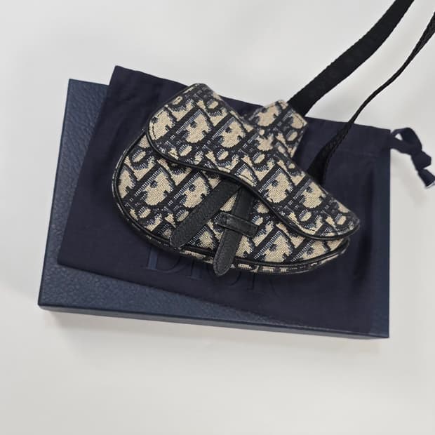 디올 오블리크 새들 벨트백 ( 나노 ) 