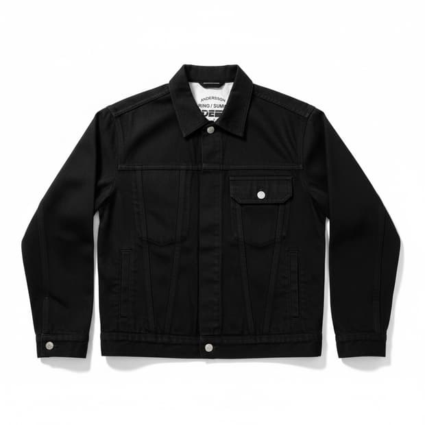 앤더슨벨 린드버그 데님 집업 자켓 M