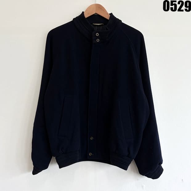 버버리 울 블루종 자켓 L 0529