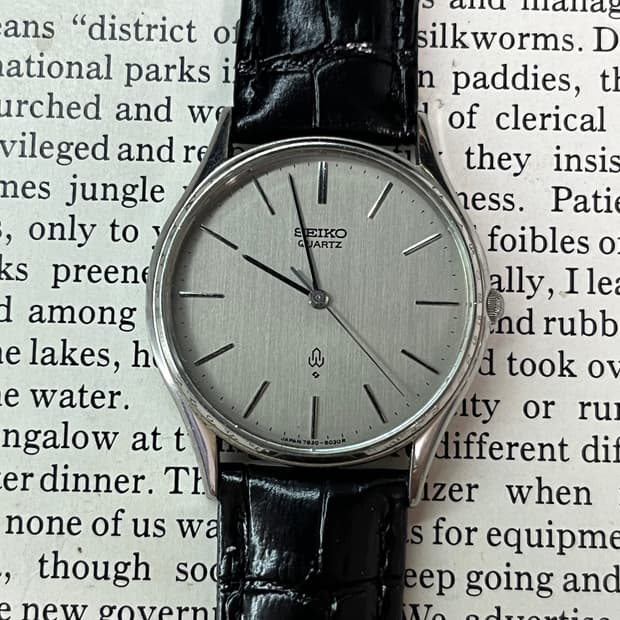 SEIKO CHARIOT 리넨 다이얼 쿼츠