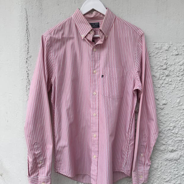 [Polo Jeans] 폴로 진스 빈티지 레드 스트라이프 버튼다운 셔츠